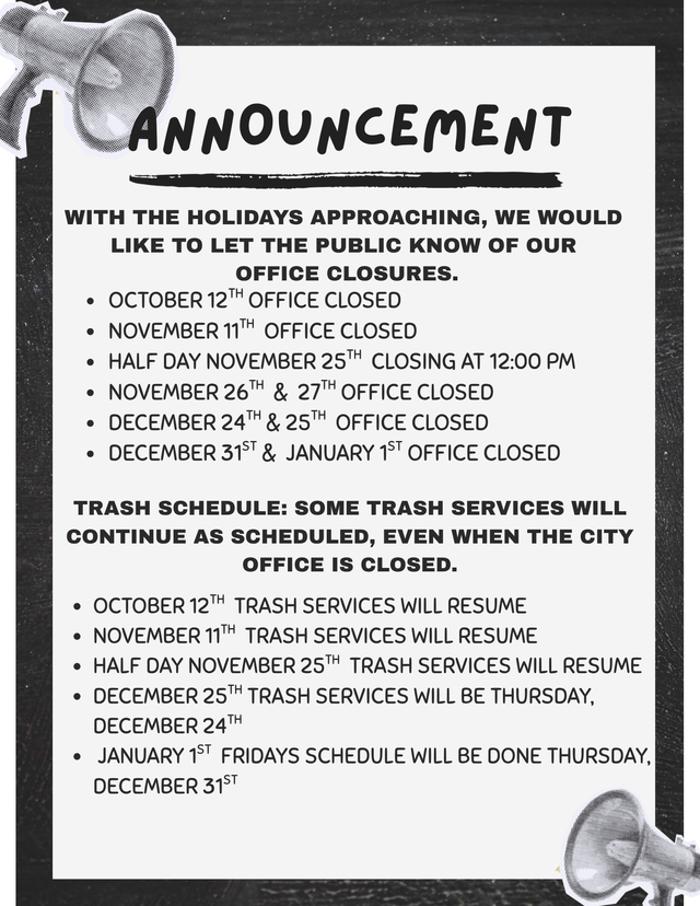 Schedule for upcoming months_640